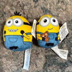 Minions Plush Toy Set - Yellow and Blue